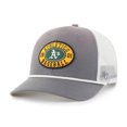 thumbnail image 1 of Men's '47 Gray/White Athletics Tide Sweep Rope Trucker Adjustable Hat, 1 of 2