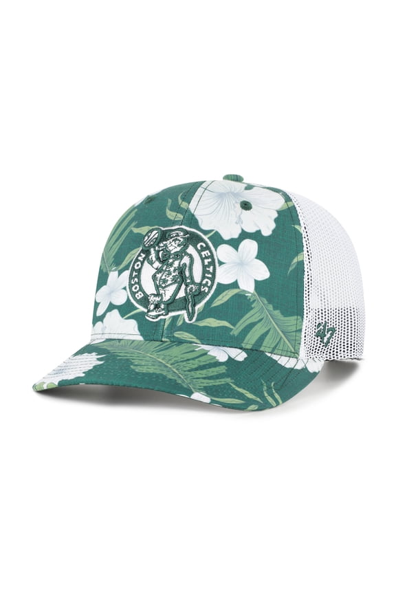 Men's '47  Green Boston Celtics Beach Side Trucker Adjustable Hat
