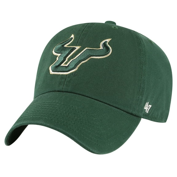 Men's '47 Green South Florida Bulls Clean Up Adjustable Hat