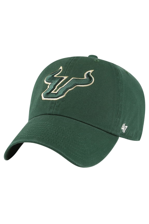 Men's '47 Green South Florida Bulls Clean Up Adjustable Hat