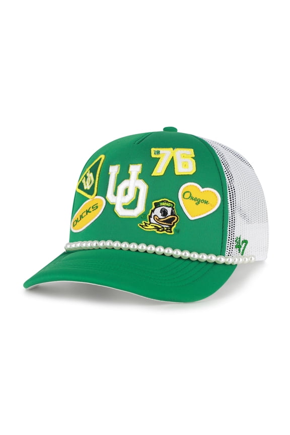 Men's '47  Green/White Oregon Ducks Rally On Hitch Adjustable Hat