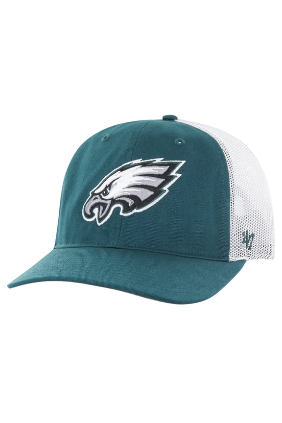 Men's '47 Green/White Philadelphia Eagles Team Unstructured Trucker Adjustable Hat