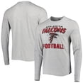 thumbnail image 1 of Men's '47 Heathered Gray Atlanta Falcons Dozer Franklin Long Sleeve T-Shirt, 1 of 3