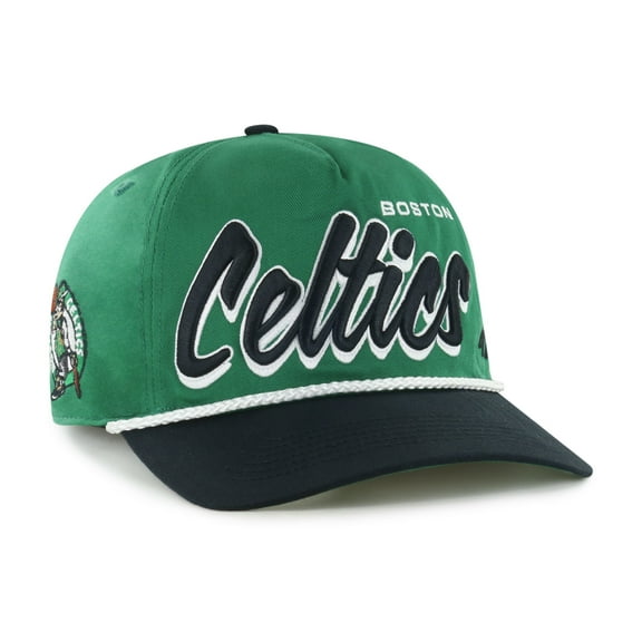 Men's '47 Kelly Green/Black Boston Celtics Dropshadow Rope Hitch Adjustable Hat