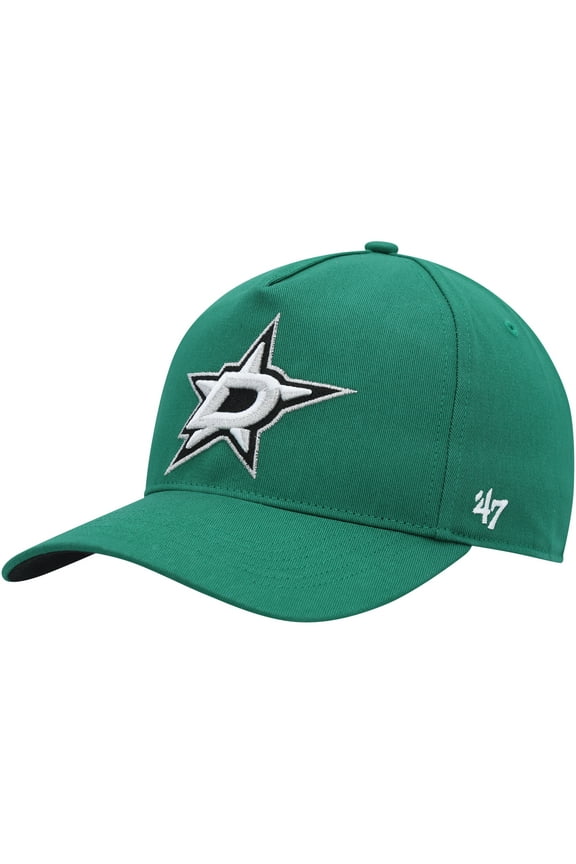 Men's '47 Kelly Green Dallas Stars Primary Hitch Snapback Hat