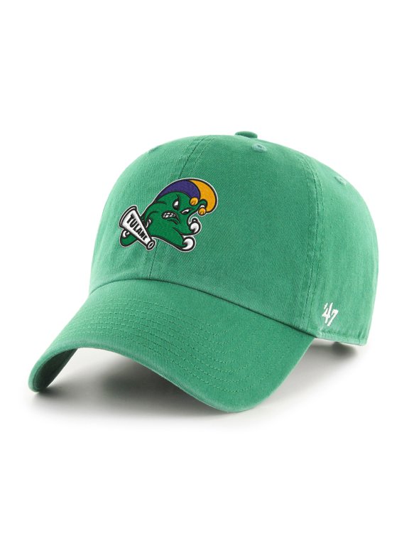 Men's '47 Kelly Green Tulane Green Wave Mardi Gras Clean Up Adjustable Hat