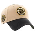 thumbnail image 1 of Men's '47 Khaki/Black Boston Bruins Dusted Sedgwick MVP Adjustable Hat, 1 of 3