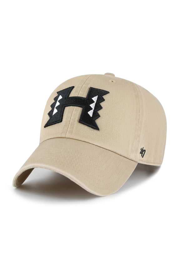 Men's '47 Khaki Hawaii Rainbow Warriors Clean Up Adjustable Hat