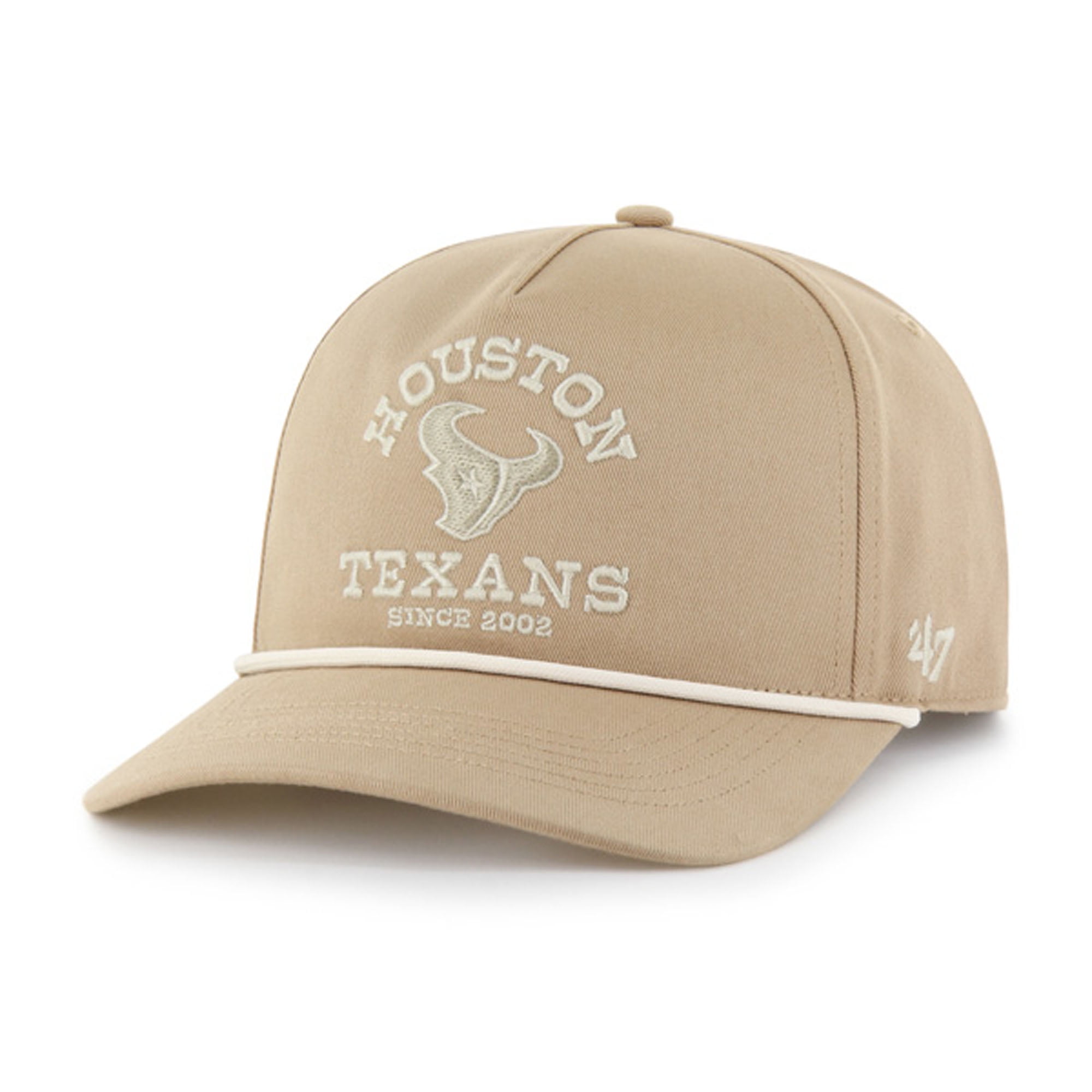 Men's '47 Khaki Houston Texans Canyon Ranchero Hitch Adjustable Hat