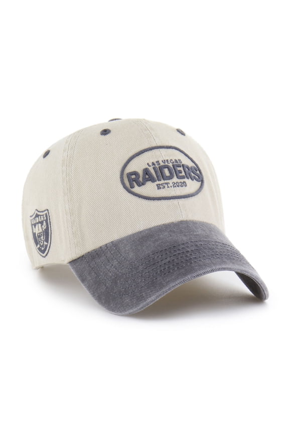 Men's '47 Khaki Las Vegas Raiders Breaking Trail Clean Up Adjustable Hat