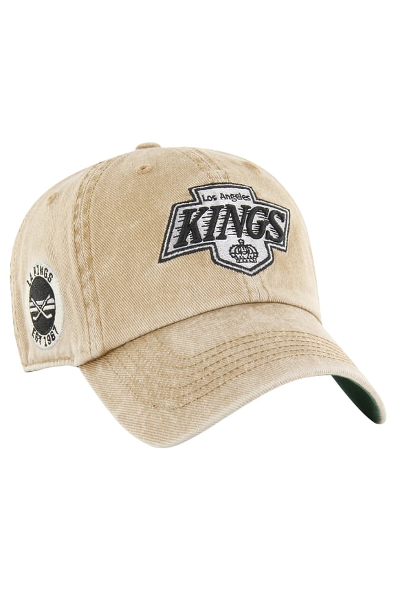 Men's '47 Khaki Los Angeles Kings Earldor Clean Up Adjustable Hat