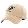thumbnail image 1 of Men's '47 Khaki Miami Dolphins Dusted Relaxed Franchise Fitted Hat, 1 of 2