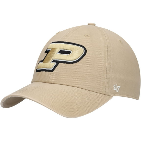 Men's '47 Khaki Purdue Boilermakers Clean Up Adjustable Hat