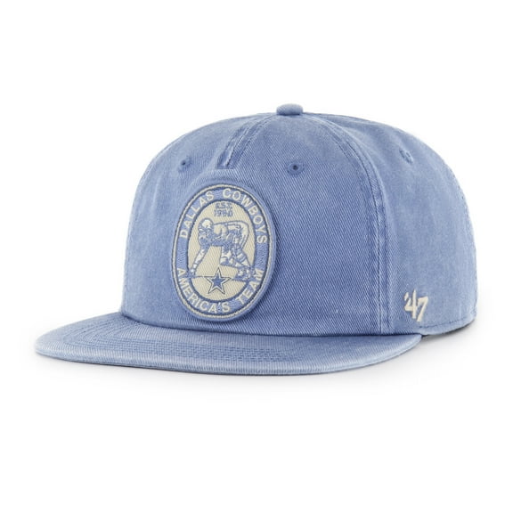 Men's-'47 Light Blue Dallas Cowboys Boot Path Relaxed Captain Hat