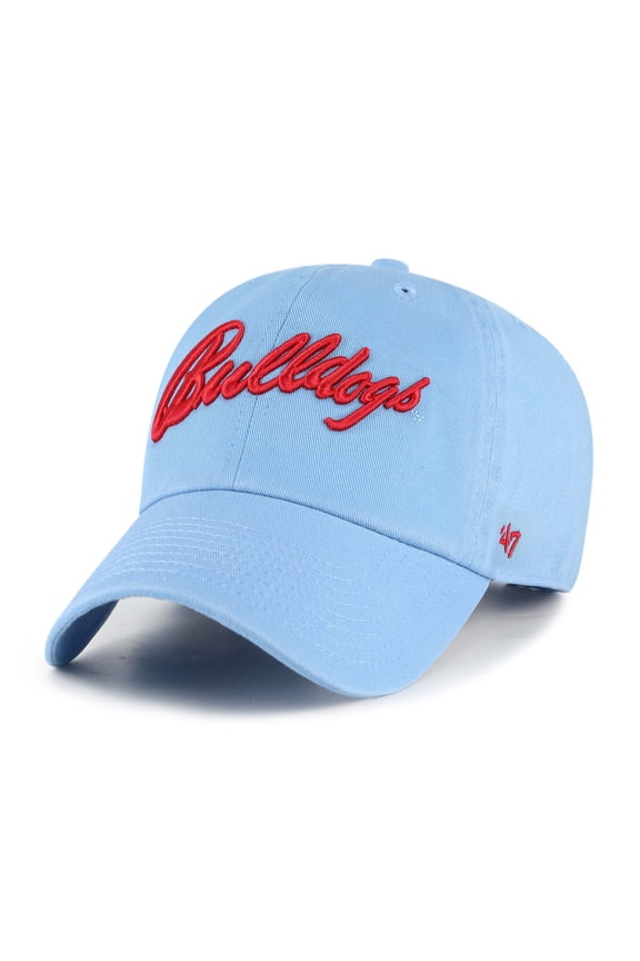 Men's '47 Light Blue Fresno State Bulldogs Vault Clean Up Adjustable Hat