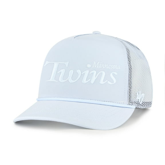 Men's '47 Light Blue Minnesota Twins Foundation Script Hitch Adjustable Trucker Hat
