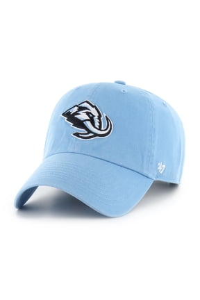 Men's '47 Light Blue Utah Mammoth Logo Clean Up Adjustable Hat