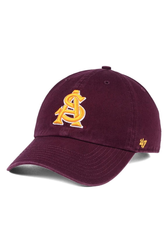 Men's '47 Maroon Arizona State Sun Devils Clean Up Adjustable Hat