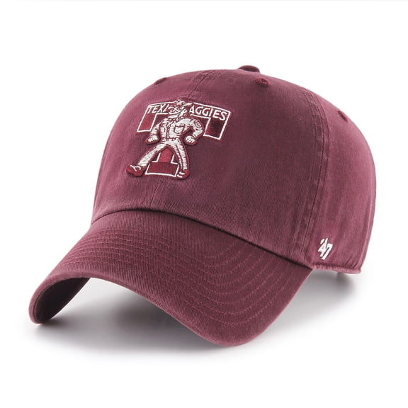Men's '47 Maroon Texas A&M Aggies College Vault Clean Up Adjustable Hat