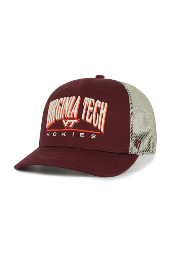 Men's '47 Maroon Virginia Tech Hokies Arid Adjustable Trucker Hat