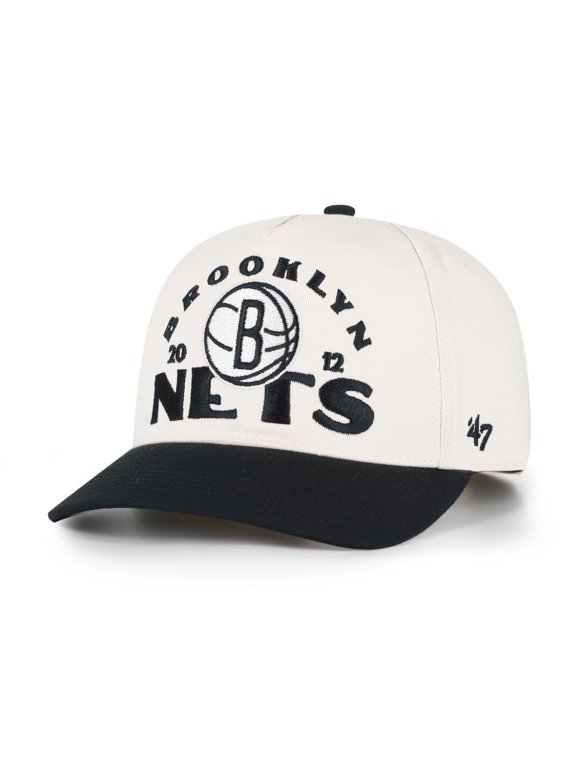 Men's '47 Natural Brooklyn Nets Arcitext Hitch Adjustable Hat