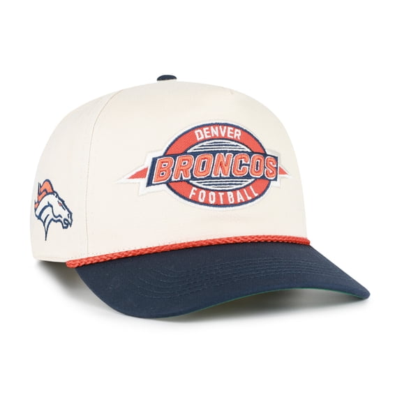 Men's '47 Natural Denver Broncos Frame Out Two Tone Hitch Adjustable Hat