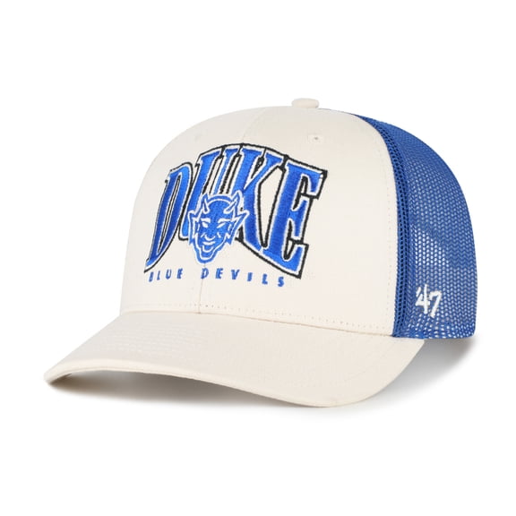 Men's '47  Natural Duke Blue Devils Drawbridge Trucker Adjustable Hat