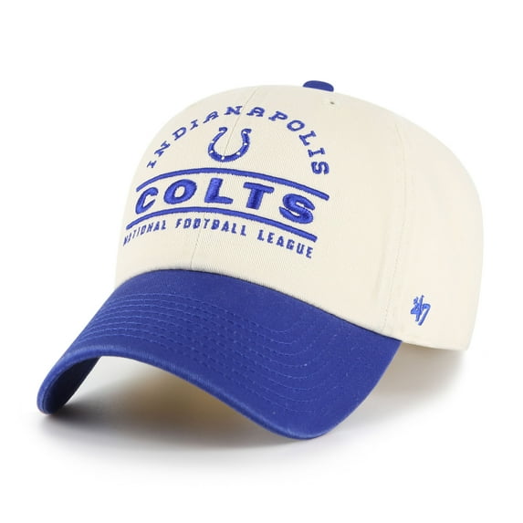 Men's '47 Natural Indianapolis Colts Windham Clean Up Adjustable Hat