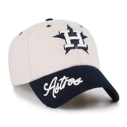 Mens 47 Natural/Navy Houston Astros Rope Script Clean Up Adjustable Hat