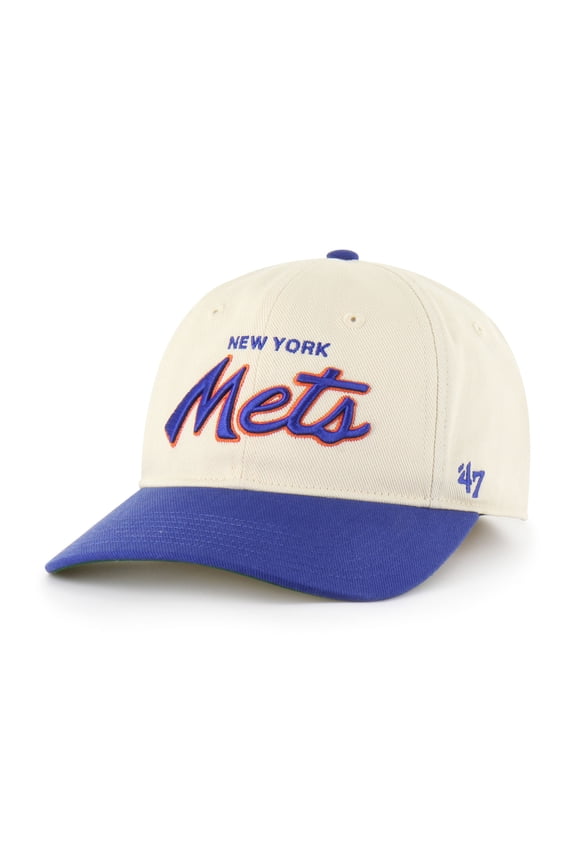 Men's '47 Natural New York Mets Crosstown Franchise Fitted Hat