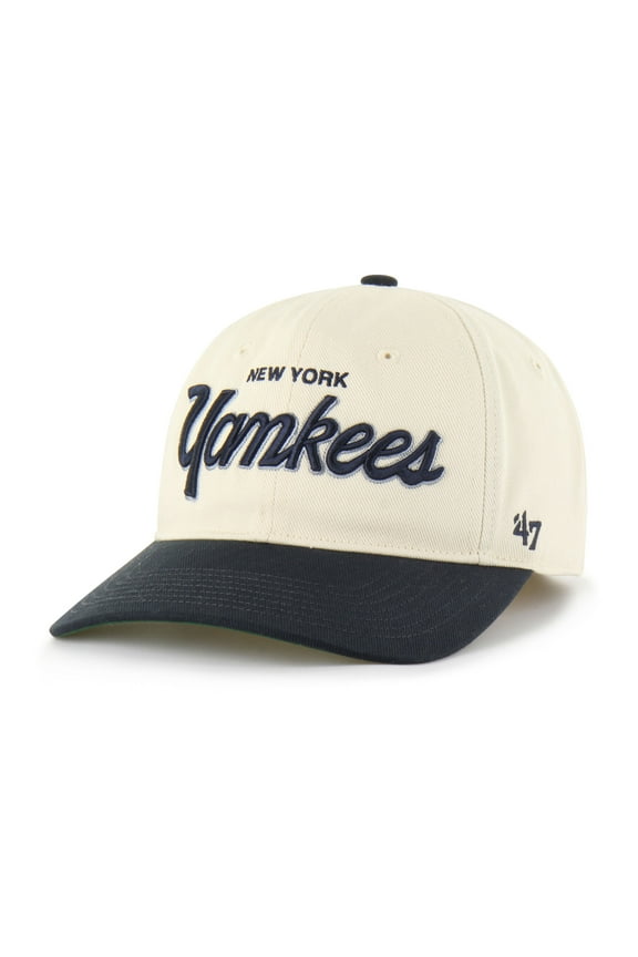 Men's '47 Natural New York Yankees Crosstown Franchise Fitted Hat