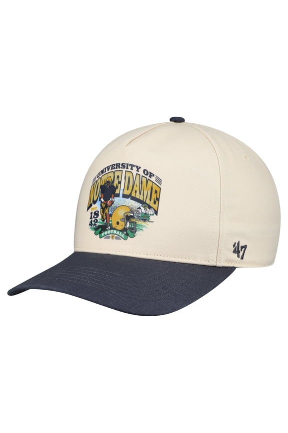 Men's '47  Natural Notre Dame Fighting Irish Unstructured Hitch Hat
