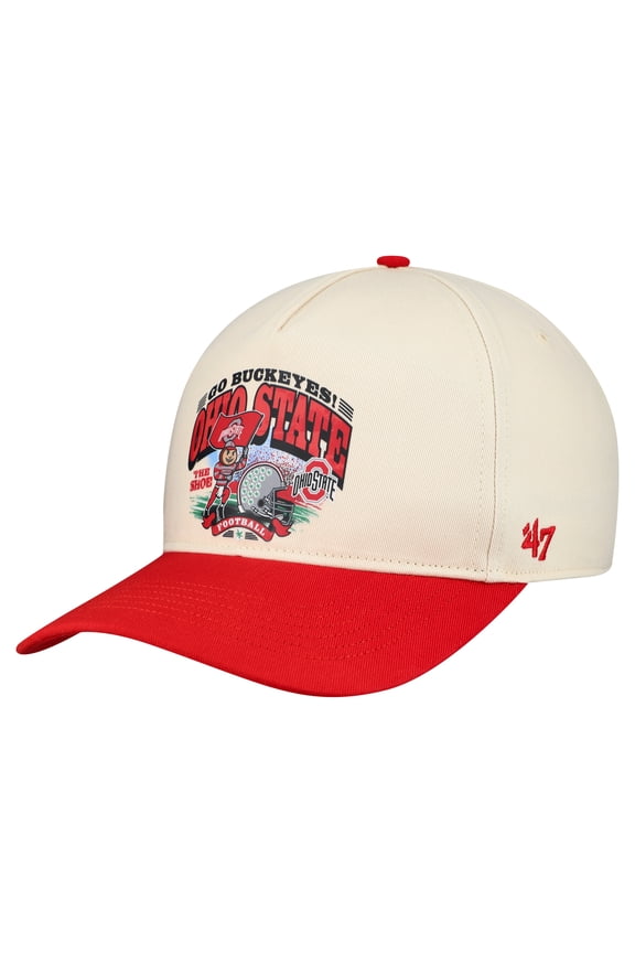 Men's '47 Natural Ohio State Buckeyes Unstructured Hitch Hat