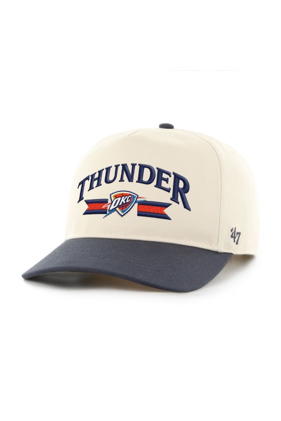 Men's '47 Natural Oklahoma City Thunder Fast Break Chase Hitch Adjustable Hat