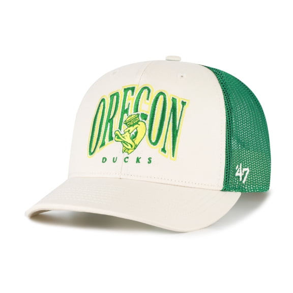 Men's '47 Natural Oregon Ducks Drawbridge Trucker Adjustable Hat
