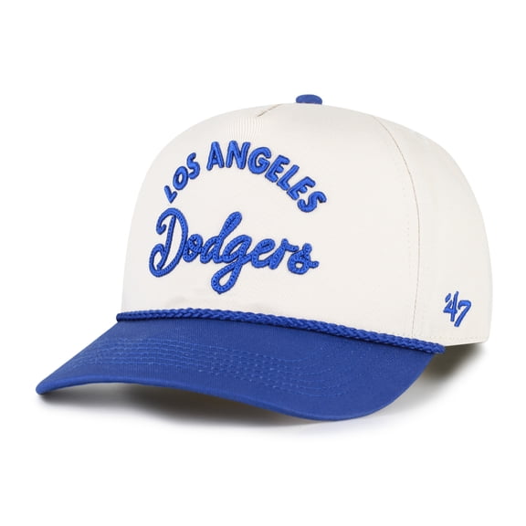 Unisex '47 Natural/Royal Los Angeles Dodgers Rope Script Hitch Adjustable Hat