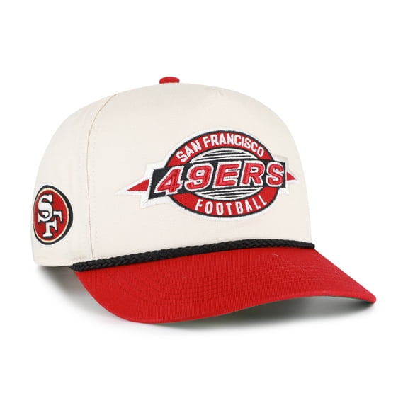 Men's '47  Natural San Francisco 49ers Frame Out Two Tone Hitch Adjustable Hat