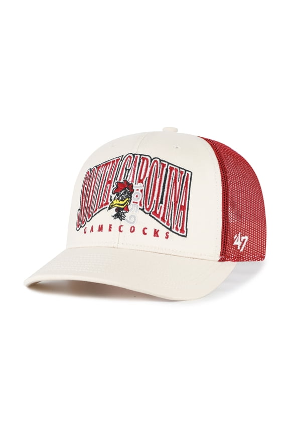 Men's '47  Natural South Carolina Gamecocks Drawbridge Trucker Adjustable Hat