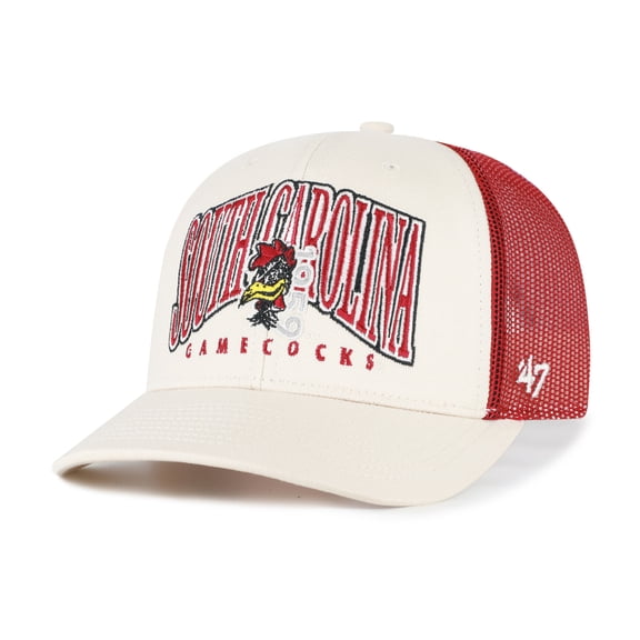 Men's '47 Natural South Carolina Gamecocks Drawbridge Trucker Adjustable Hat