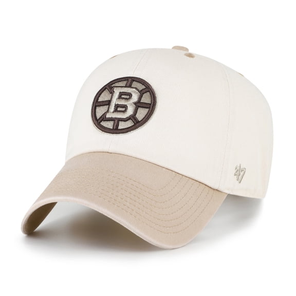 Men's '47 Natural/Tan Boston Bruins Neutral Terrain Clean Up Adjustable Hat