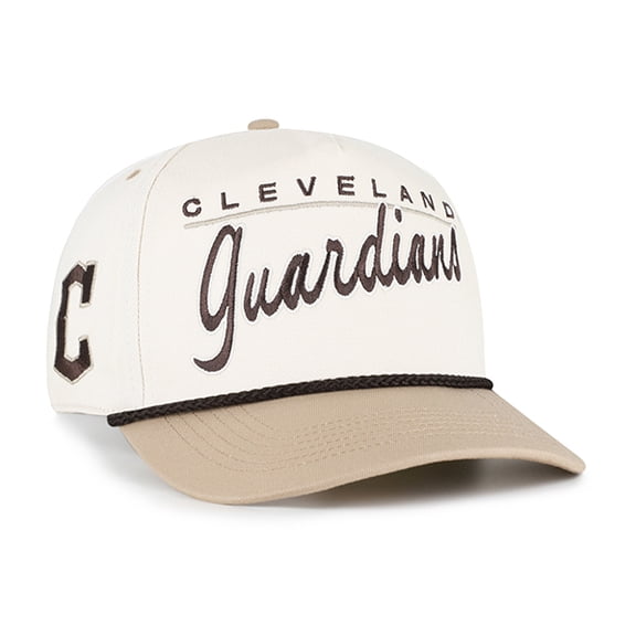 Men's '47 Natural/Tan Cleveland Guardians Neutral Terrain Hitch Rope Adjustable Hat