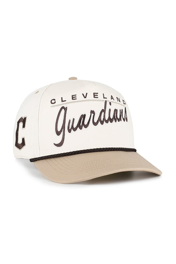 Men's '47  Natural/Tan Cleveland Guardians Neutral Terrain Hitch Rope Adjustable Hat
