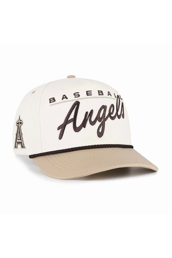 Men's '47  Natural/Tan Los Angeles Angels Neutral Terrain Hitch Rope Adjustable Hat