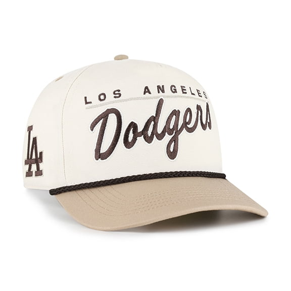Men's '47  Natural/Tan Los Angeles Dodgers Neutral Terrain Hitch Rope Adjustable Hat