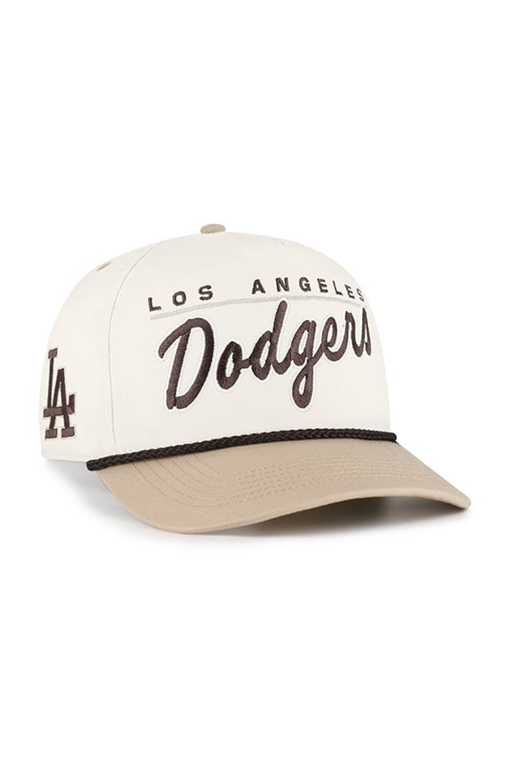 Men's '47  Natural/Tan Los Angeles Dodgers Neutral Terrain Hitch Rope Adjustable Hat