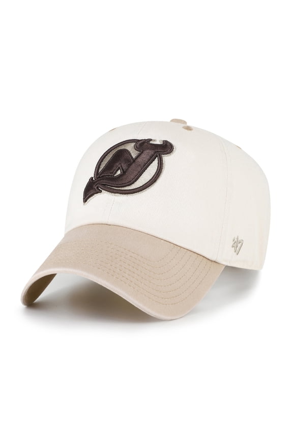 Men's '47 Natural/Tan New Jersey Devils Neutral Terrain Clean Up Adjustable Hat
