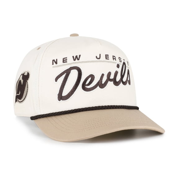 Men's '47 Natural/Tan New Jersey Devils Neutral Terrain Hitch Rope Adjustable Hat