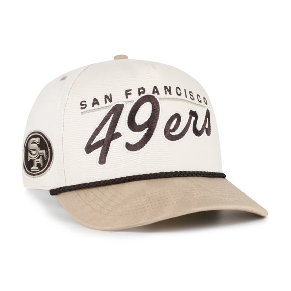 Men's '47  Natural/Tan San Francisco 49ers Neutral Terrain Hitch Rope Adjustable Hat