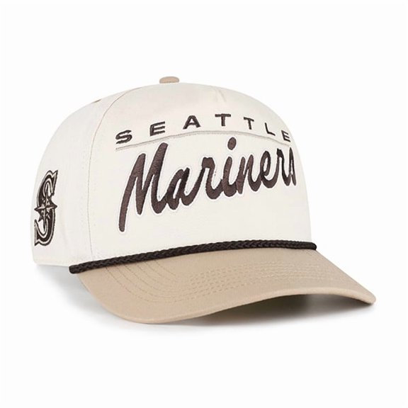 Men's '47 Natural/Tan Seattle Mariners Neutral Terrain Hitch Rope Adjustable Hat