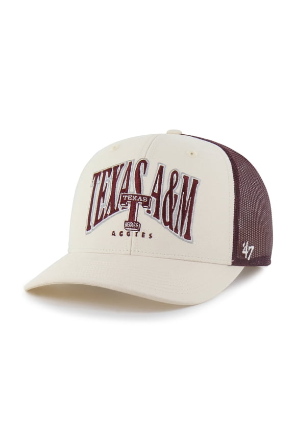Men's '47 Natural Texas A&M Aggies Drawbridge Trucker Adjustable Hat